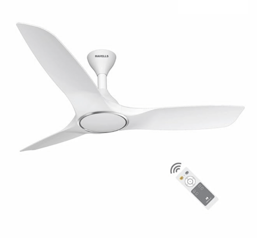 Havells 1200Mm Stealth Air Bldc Bldc Motor Ceiling Fan | Remote Controlled, High Air Delivery Fan | 5 Star Rated, Upto 60% Energy Saving, 2 Year Warranty | (Pack Of 1, Pearl White) - 5 Stars
